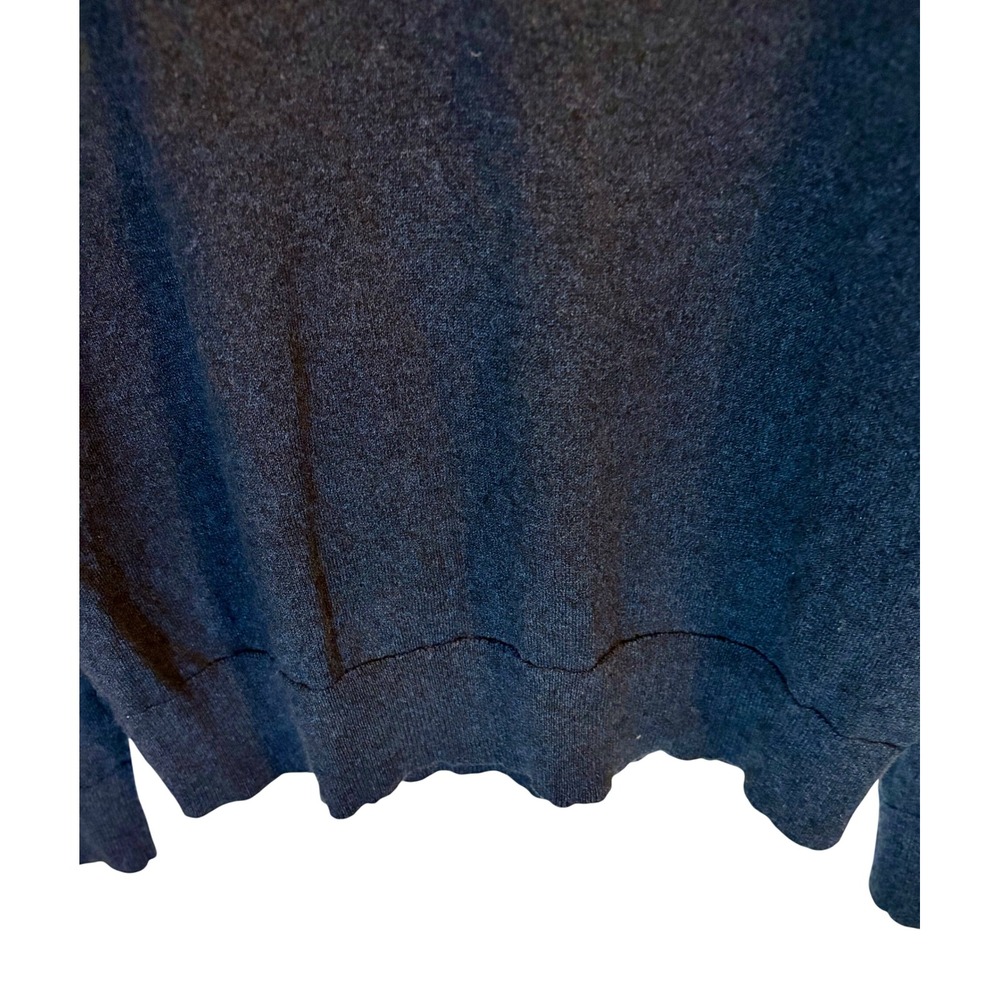 Banana Republic Luxury Blend Silk Cashmere Scallop Hem Sweater Dark Navy S - Picture 4 of 7